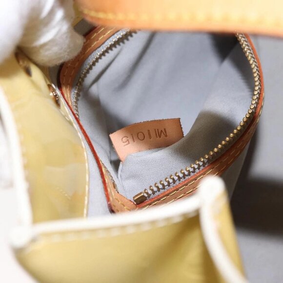 LOUIS VUITTON Monogram Vernis Reade PM Hand Bag Perle M91336 LV Auth ep12257 - Picture 13 of 16